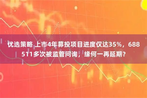 优选策略 上市4年募投项目进度仅达35%，688511多次被监管问询，缘何一再延期？